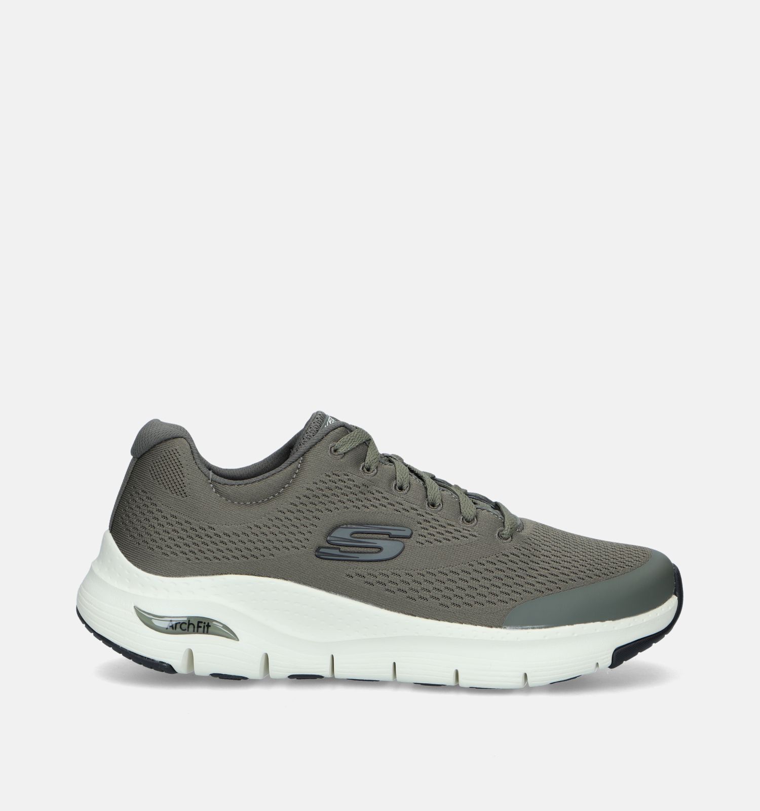 Skechers Arch Fit Olijfgroene Sneakers Heren Outdoorschoenen Sneakers Online op TORFS.BE