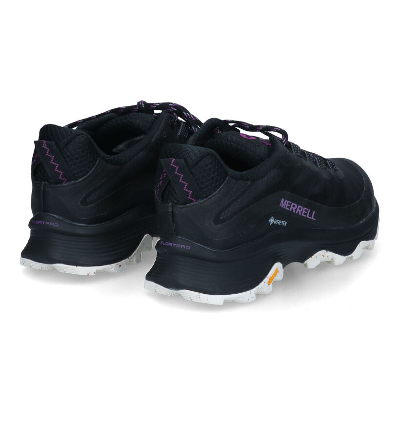 Merrell Moab Speed GTX Chaussures de Randonneé en Noir pour femmes (310226) - pour semelles orthopédiques