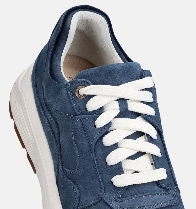 Xsensible Golden Gate Blauwe Veterschoenen voor heren (373623) - geschikt voor steunzolen