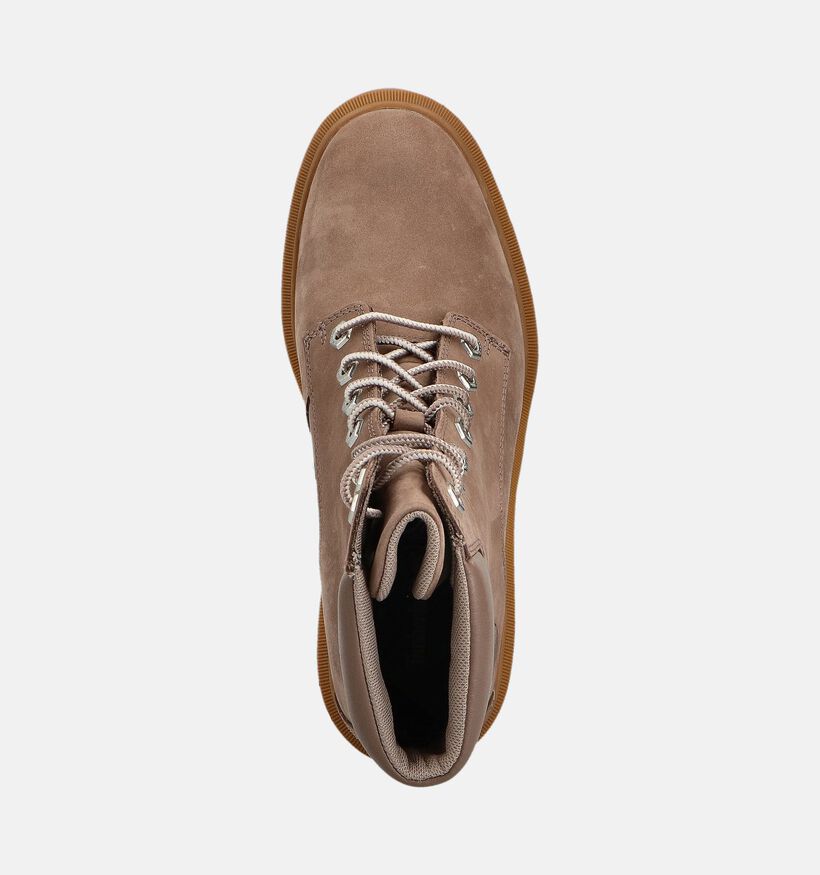Timberland Allington Heights 6IN Bottines à lacets en Taupe pour femmes (360164) - pour semelles orthopédiques