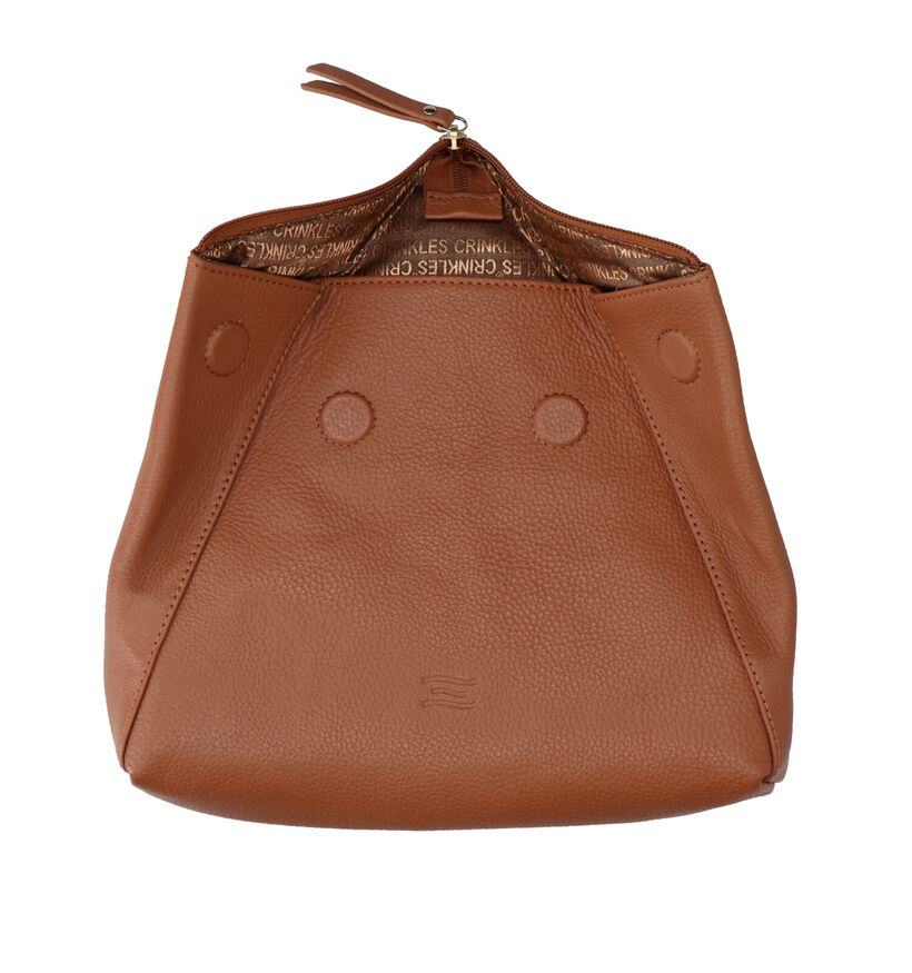 Crinkles Cognac Rugzakje voor dames (309302)