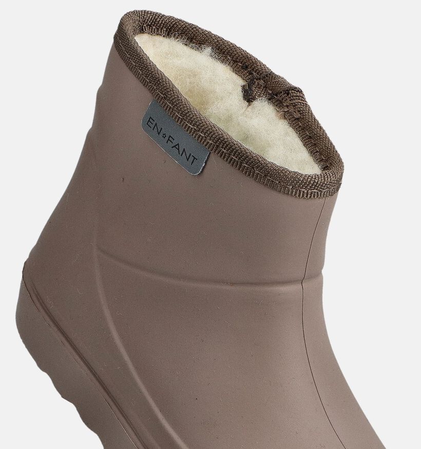 En Fant Bottes de pluie en Taupe pour filles, garçons (360227)