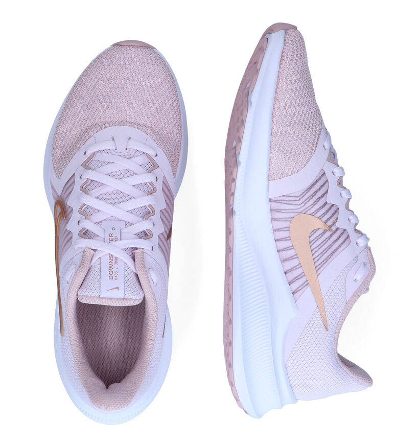 Nike Downshifter Roze Sneakers in stof (290974)