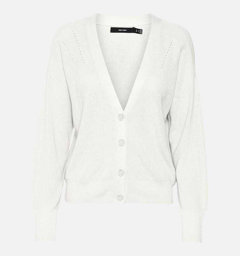 Vero Moda Newlexsun Cardigan en Blanc pour femmes (323885)