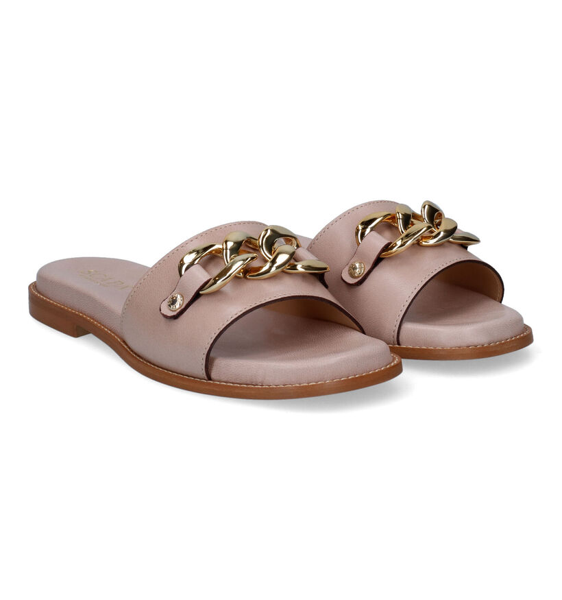 Scapa Beige Slippers voor dames (307260)