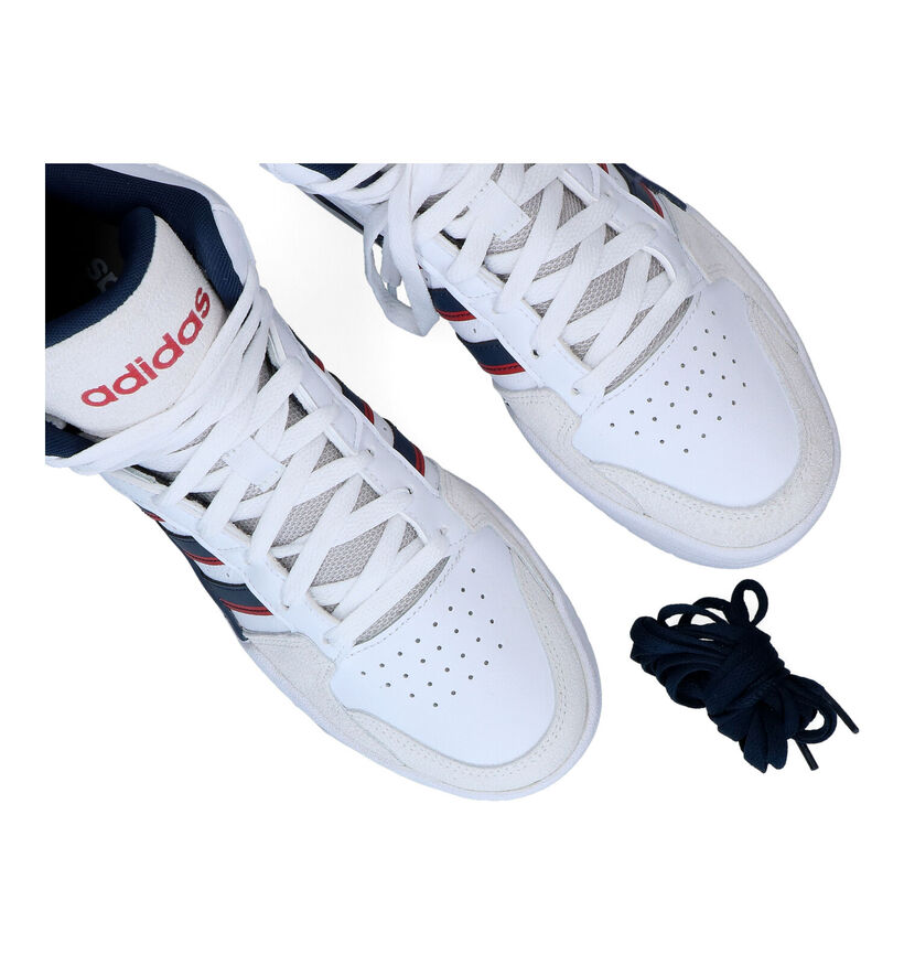 adidas Entrap Mid Witte Sneakers in leer (301433)