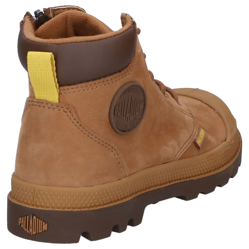 Palladium Pampa Bottines en Cognac pour garçons (293932)