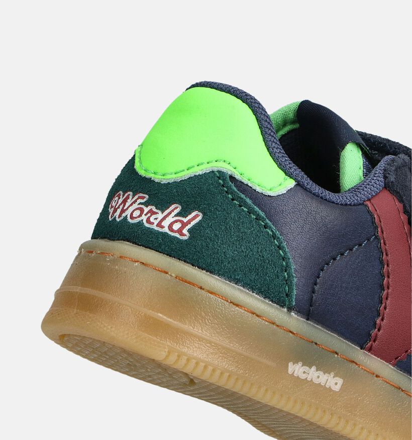 Victoria Tiempo Donkerblauwe Velcroschoenen voor jongens, meisjes (363413) - geschikt voor steunzolen