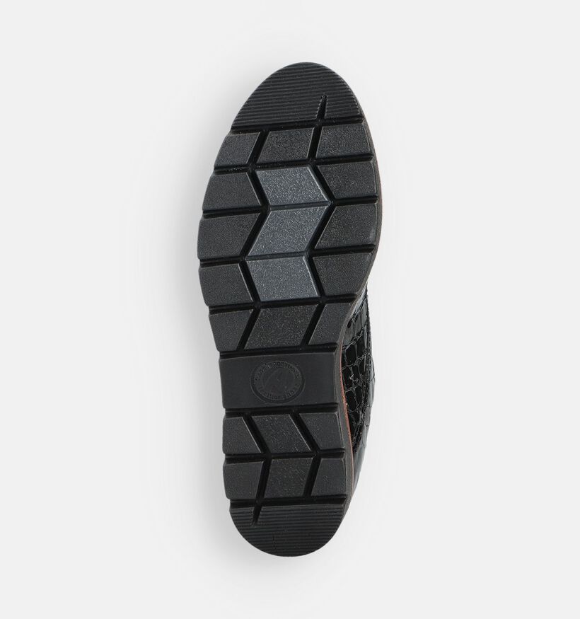 Solemade Zoe Chaussures &agrave; lacets en Noir pour femmes (380020) - pour semelles orthop&eacute;diques