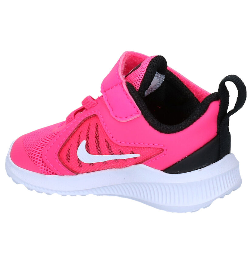 Nike Downshifter Roze Babysneakers in stof (277537)