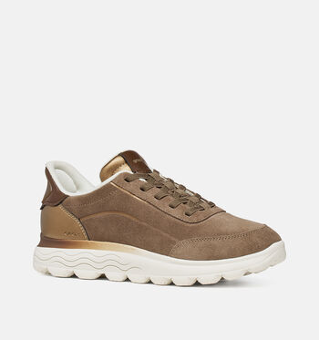 Geox Fast-In System Low Baskets Blanc/Taupe