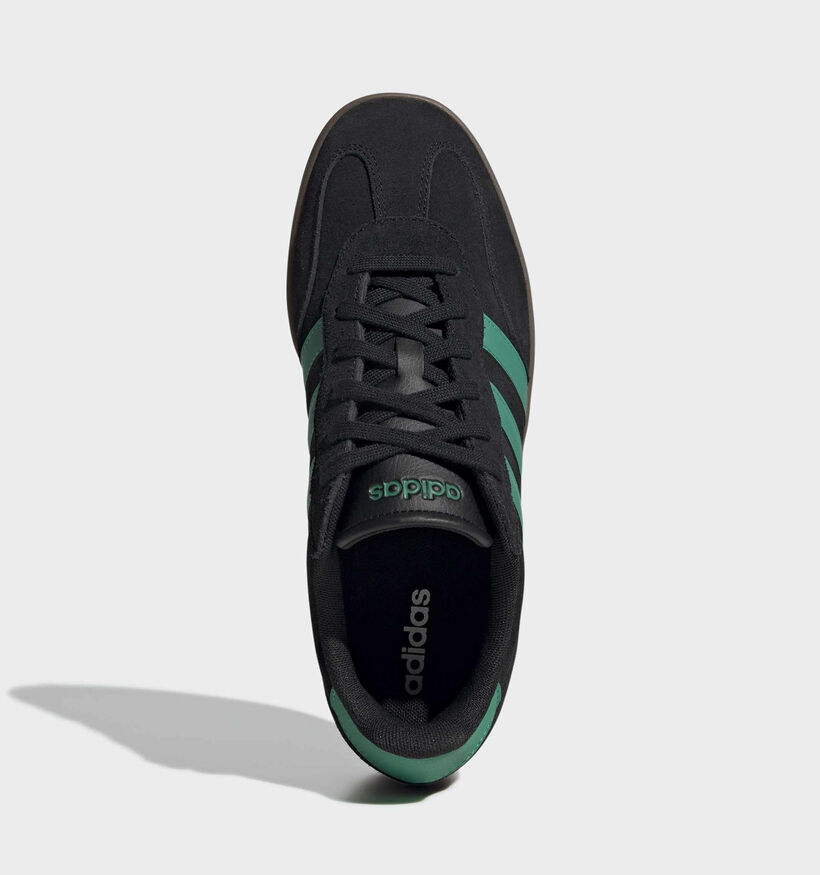 adidas Barreda Baskets en Noir/Vert pour hommes (365396) - pour semelles orthopédiques