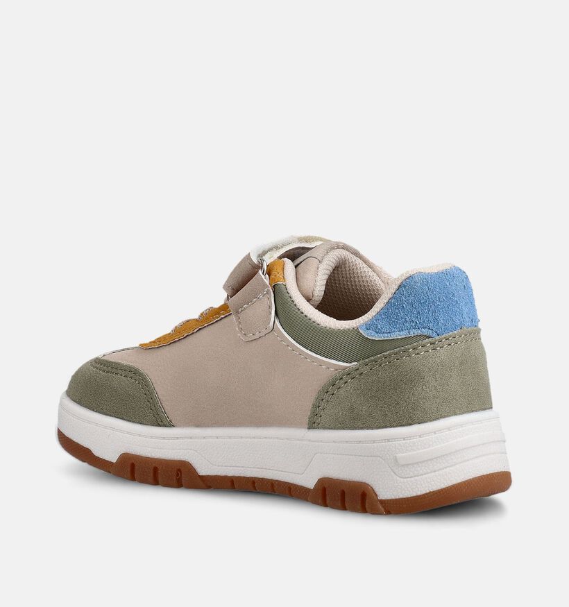 Milo & Mila Baskets en Beige/Color block pour gar&ccedil;ons (371096)