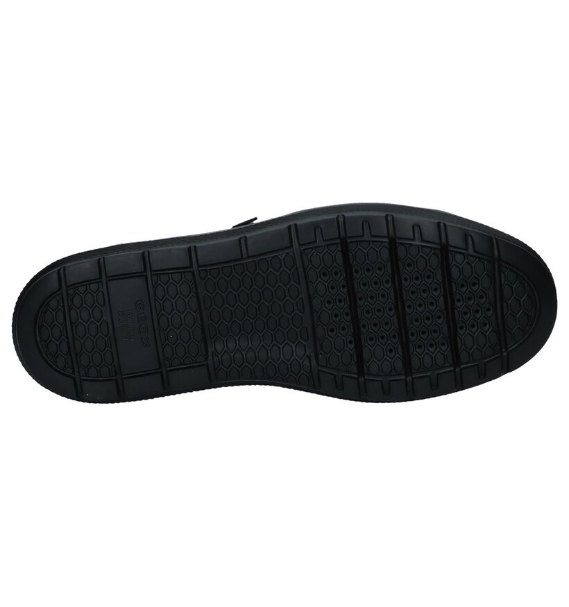 Geox Chaussures slip-on en Noir en cuir verni (223029)