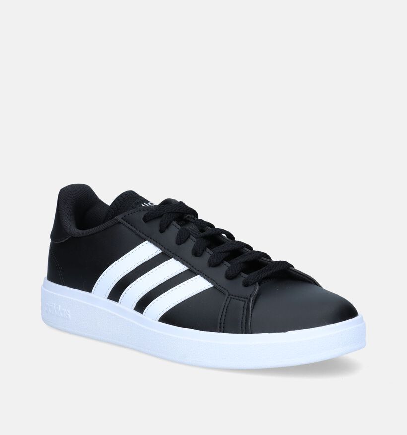 adidas Grand Court Base Baskets en Noir pour femmes (334621)