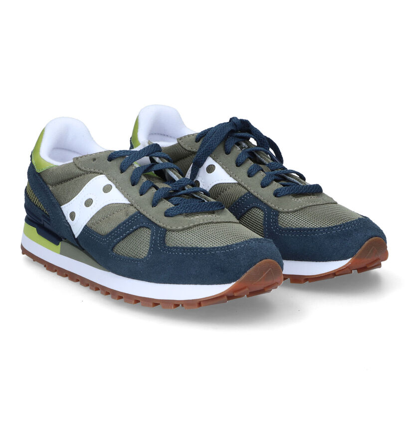 Saucony Shadow Original Baskets en Bleu pour hommes (312533) - pour semelles orthopédiques