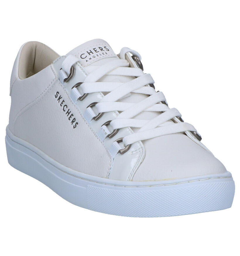 Skechers Side Street Chaussures à lacets en Blanc en simili cuir (291997)