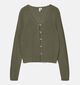 Vero Moda Lexie Shine Groene Cardigan voor dames (367134)