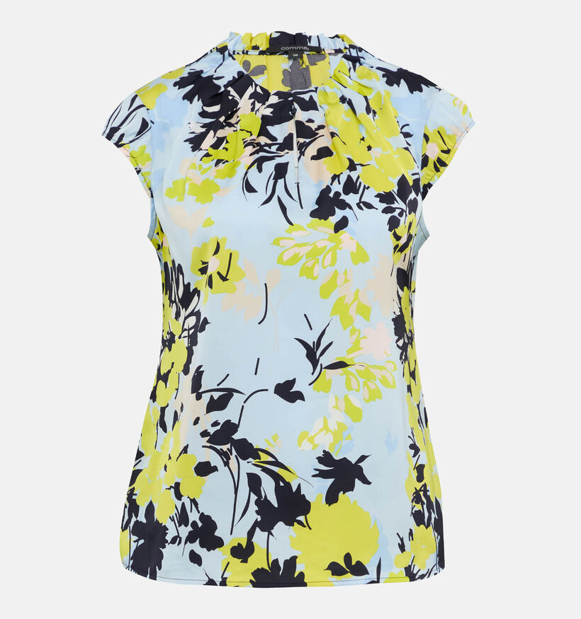 comma Blauwe Blouse voor dames (356969)
