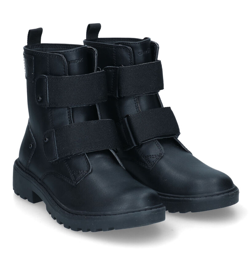 Geox Casey Bottines en Noir en simili cuir (317639)