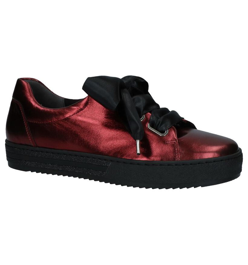 Gabor OptiFit Bordeaux Sneakers in leer (233936)