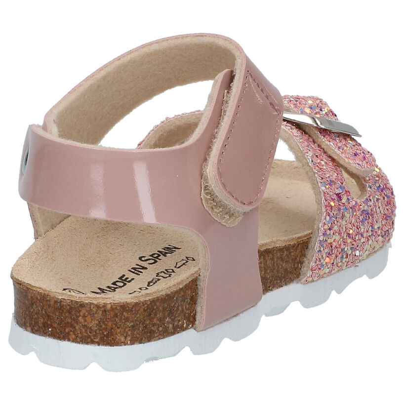 Made in Spain Sandales en Rose clair en simili cuir (287616)