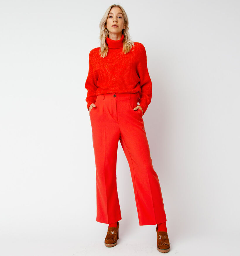 Vero Moda Nicoline Oranje Geklede Broek - L 30 (318453)