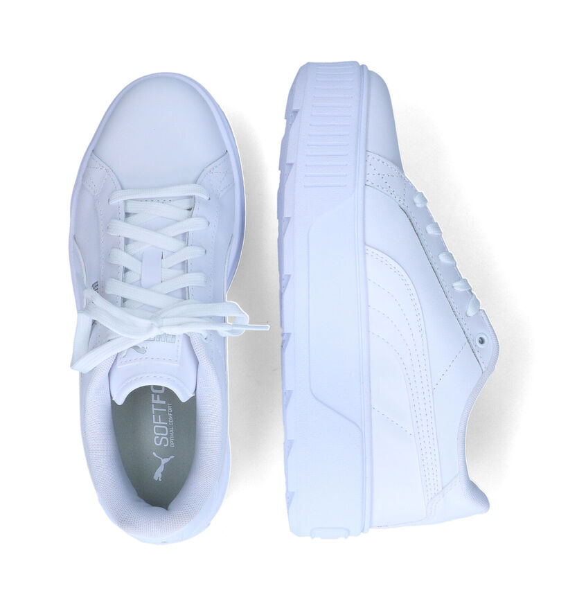 Puma Karmen Witte Sneakers in leer (311239)