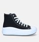 Converse Chuck Taylor AS Move Platform Baskets en Noir en textile (325497)