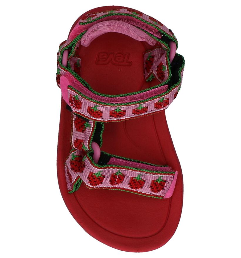 Teva Hurricane Sandales pour bébé en Rose en textile (212530)