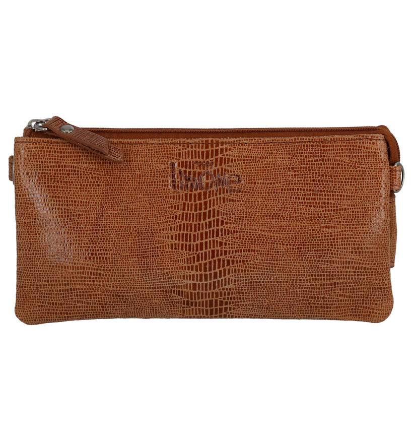 Via Limone Lizard Zwart Crossbody Tasje in nubuck (270746)