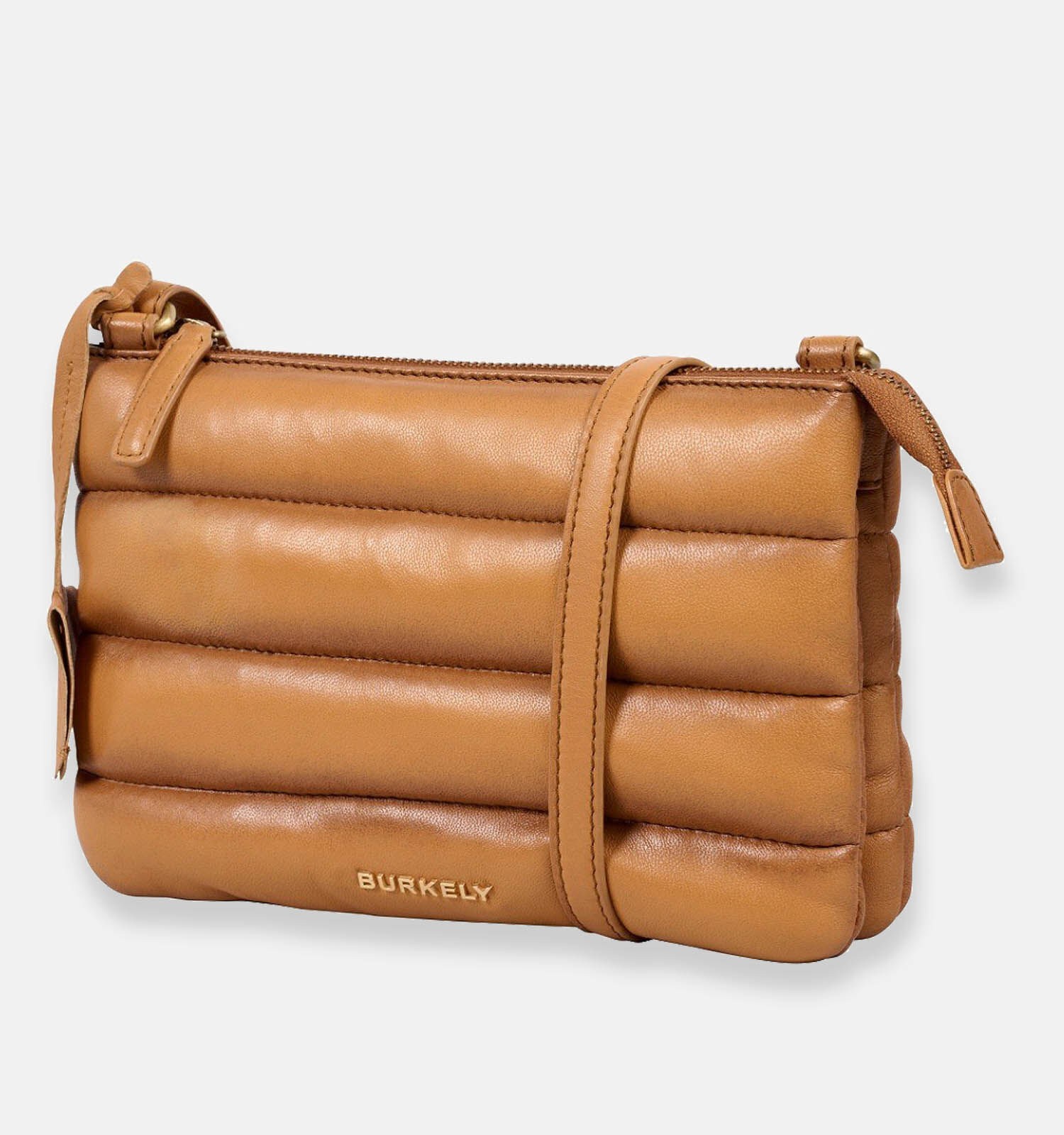Burkely Cognac Crossbody Tas Dames Crossbody tassen Online op
