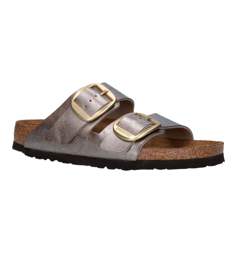 Birkenstock Arizona Big Buckle Nu-pieds en Noir pour femmes (337973)