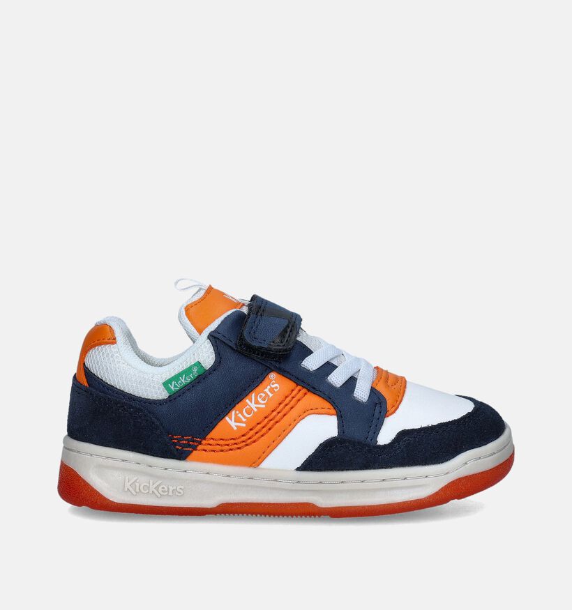 Kickers Kickarting Blauwe Lage schoenen voor jongens (345514) - geschikt voor steunzolen