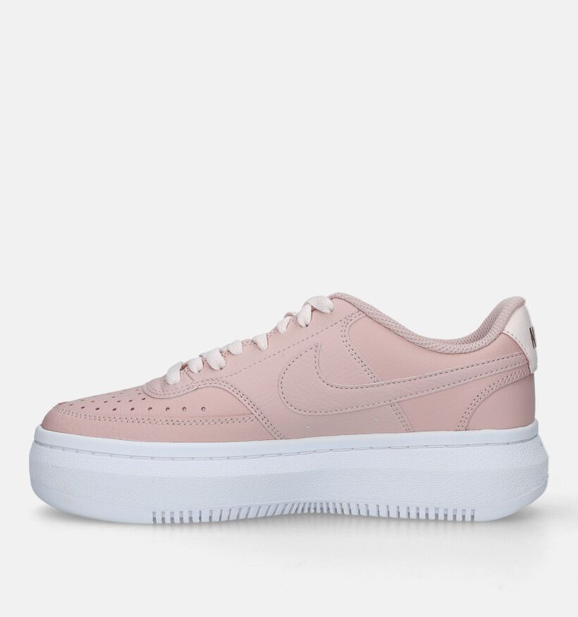 Nike Court Vision Alta Baskets en Rose pour femmes (332415)