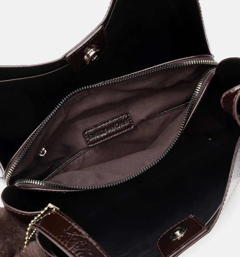 Emily & Noah Leana Sac &agrave; main en Brun fonc&eacute; pour femmes (378860)