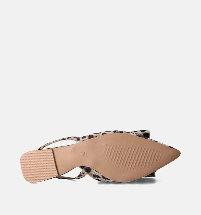 Posh by Poelman Bruine Slingback ballerina's voor dames (355798)
