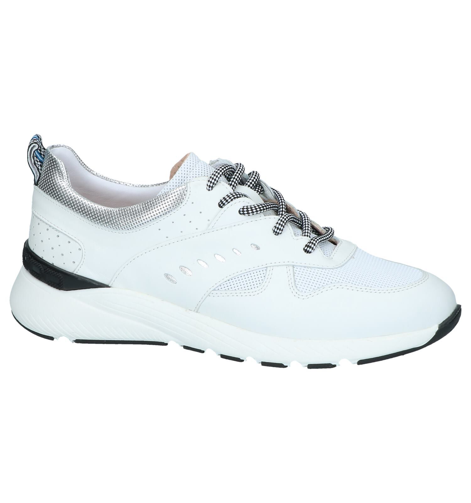 Maripe Witte Lage Sneakers Olivia - Schoenen.nl