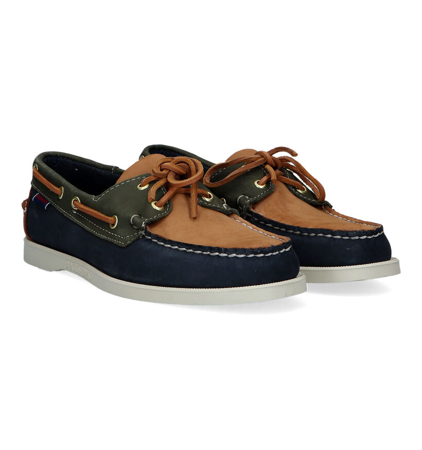 Sebago Dockside Portland Spinnaker Blauwe Bootschoenen voor heren (336835)