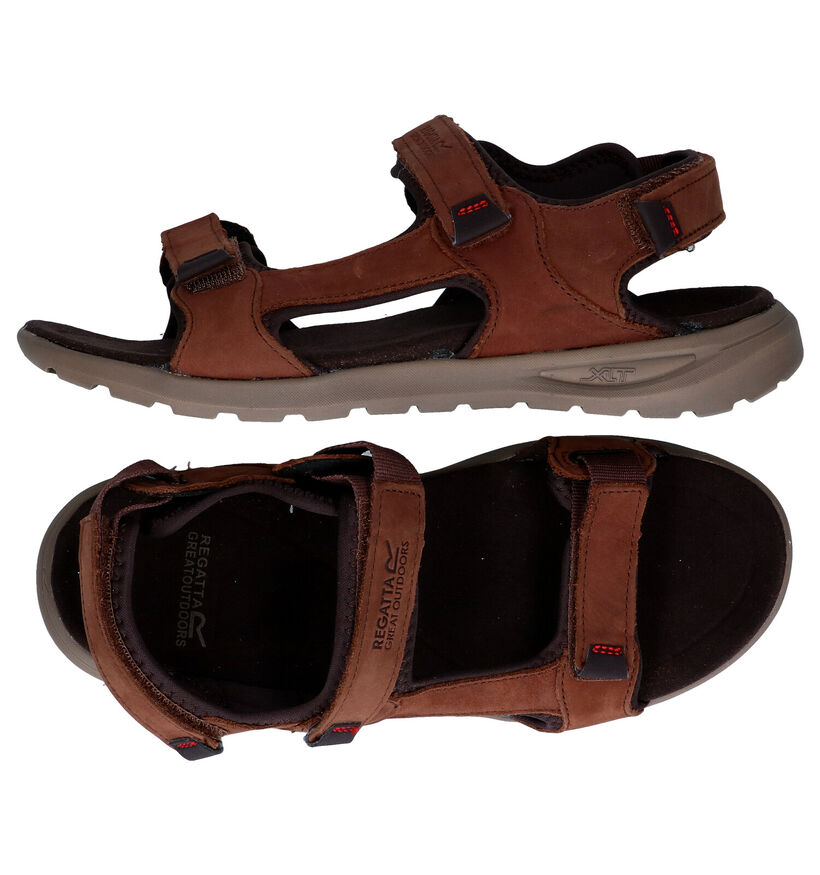 Regatta Marine Cognac Sandalen in nubuck (287378)