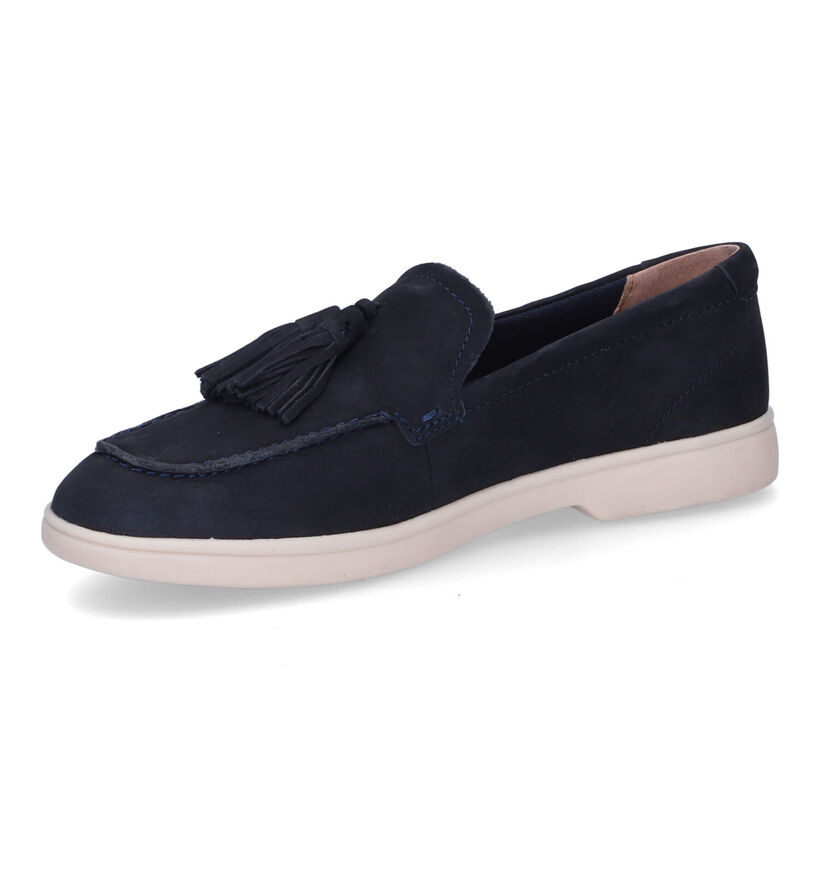 Tamaris Touch It Loafers en Bleu en daim (306368)