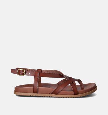 Sandales cognac