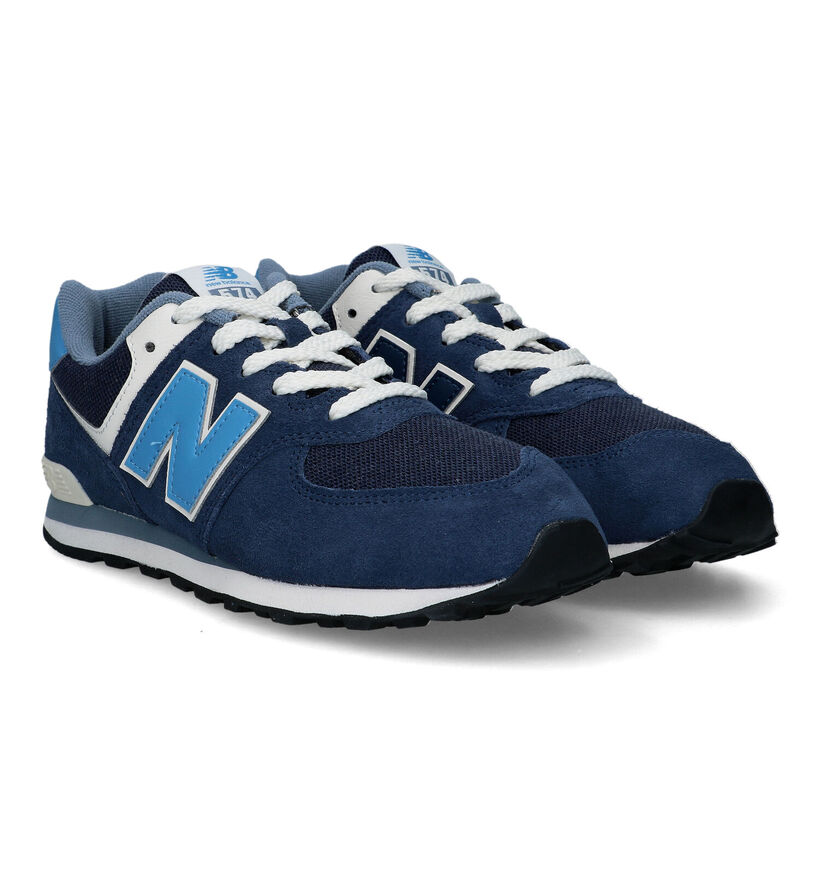 New Balance GC 574 Baskets en Vert pour garçons (319262)