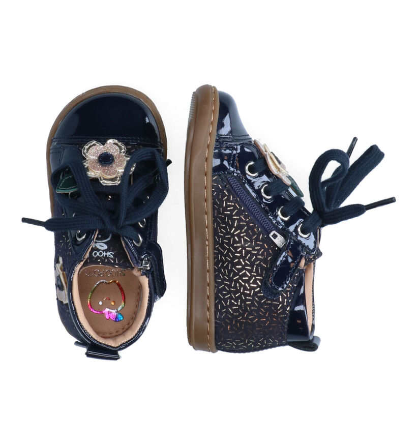 Shoo Pom Bouba Flofo Blauwe Bottines in nubuck (314438)