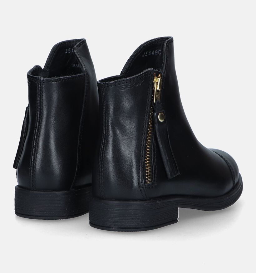 Geox Agata Boots en Noir pour filles (330133) - pour semelles orthopédiques