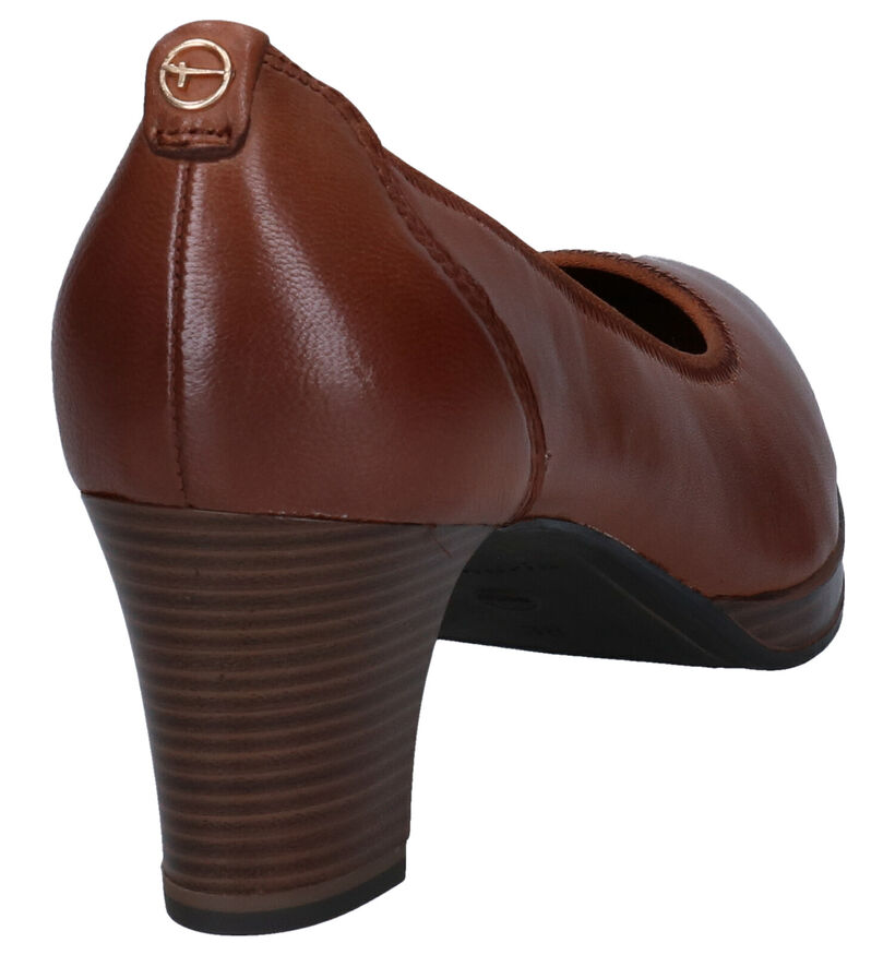 Tamaris Touch It Cognac Pumps in leer (280731)