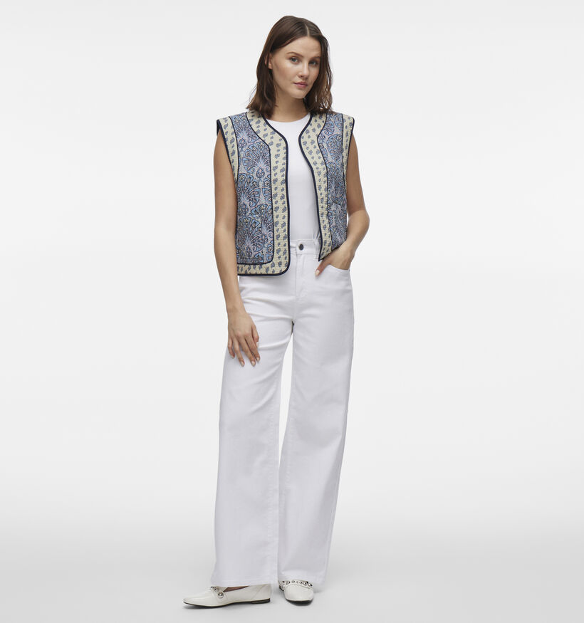 Vila Delphine Blauwe Korte bodywarmer voor dames (353036)