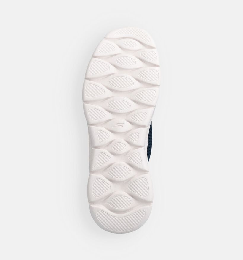 Skechers Go Walk Flex Grand Entry Blauwe Slip-in Sneakers voor dames (367461)