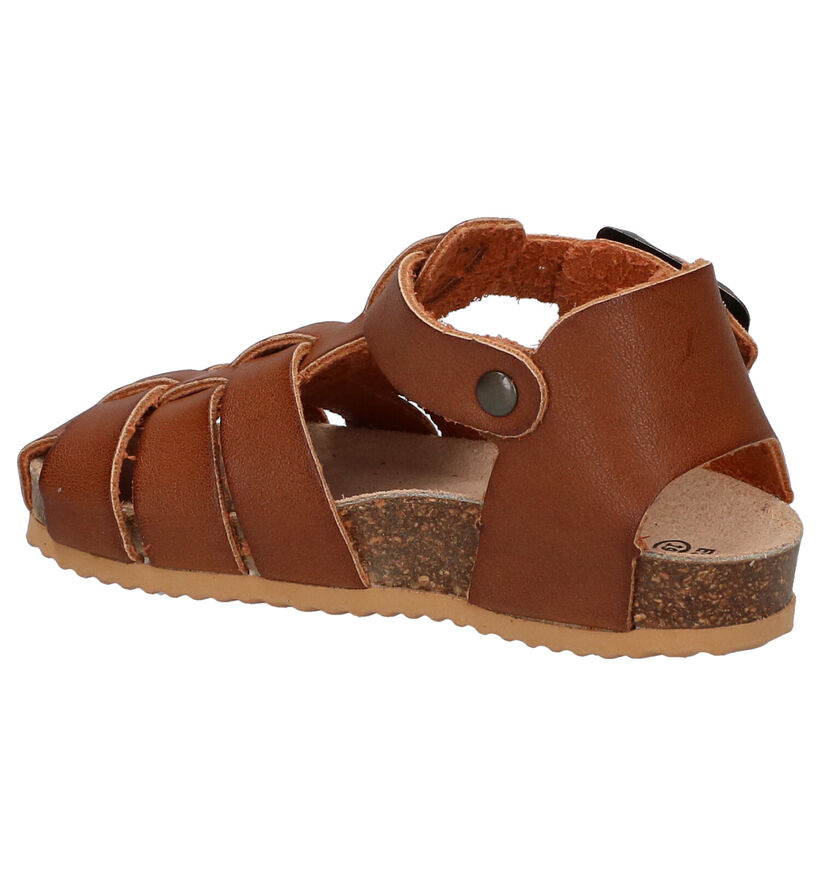 Made in Spain Cognac Sandalen in kunstleer (287596)