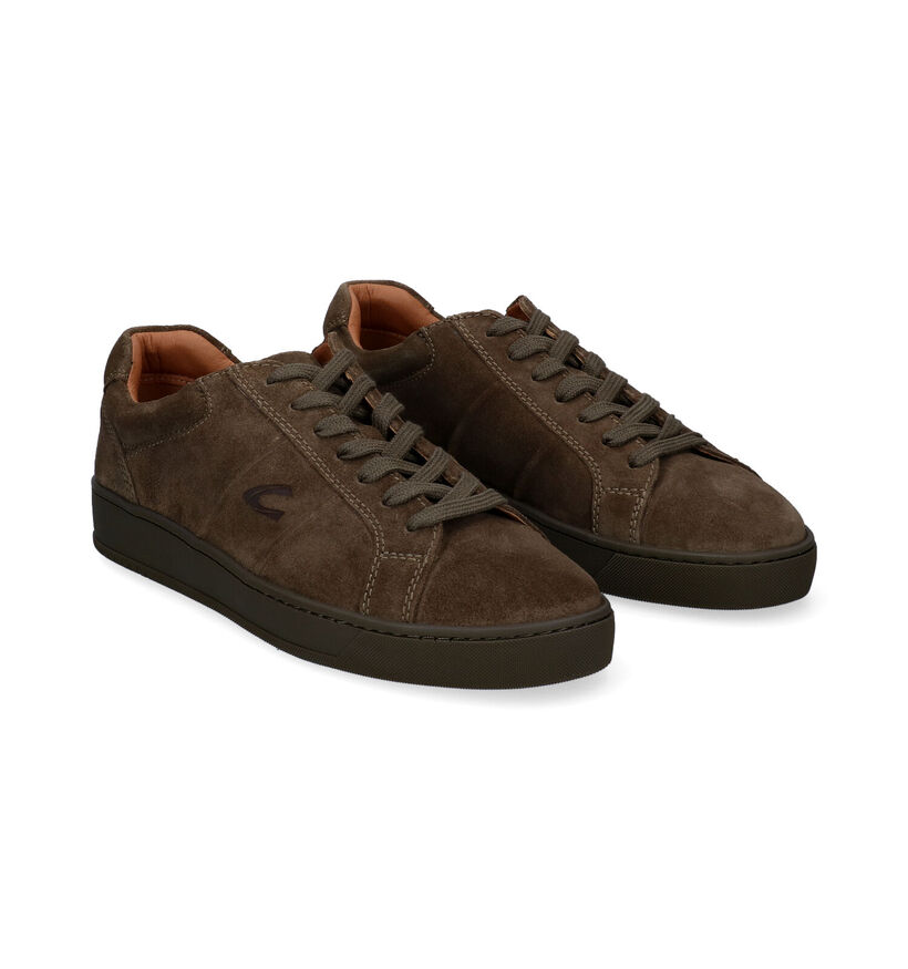 Camel Active Cloud Chaussures à lacets en Kaki pour hommes (296654) - pour semelles orthopédiques